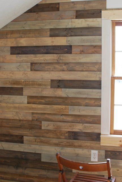 DIY plank wall