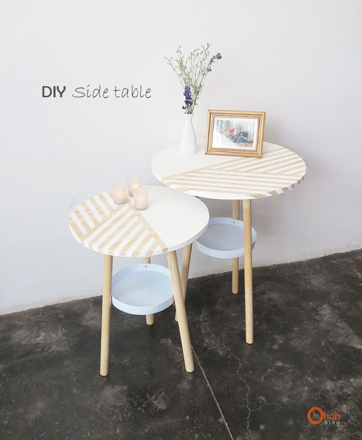 Ohoh Blog - diy and crafts: DIY Side tables