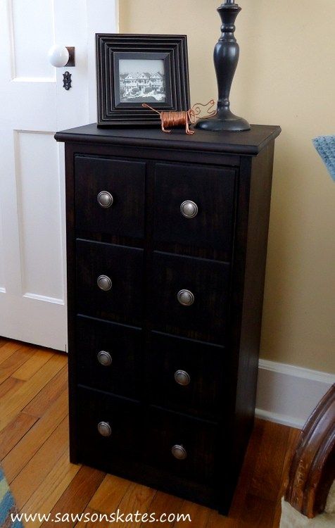 Perfect! This small DIY apothecary cabinet would be prefect as end table, night ...