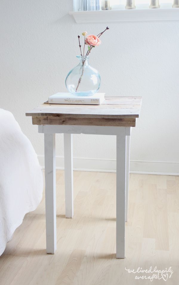 We Lived Happily Ever After: DIY Pallet Nightstands (With Plans!)