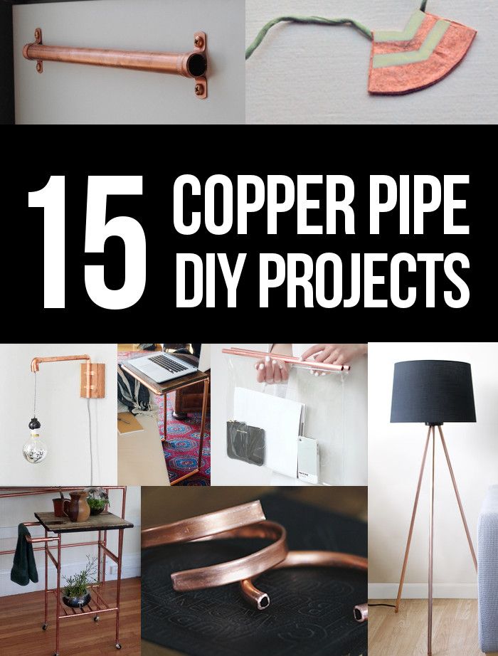 15 copper pipe DIY projects