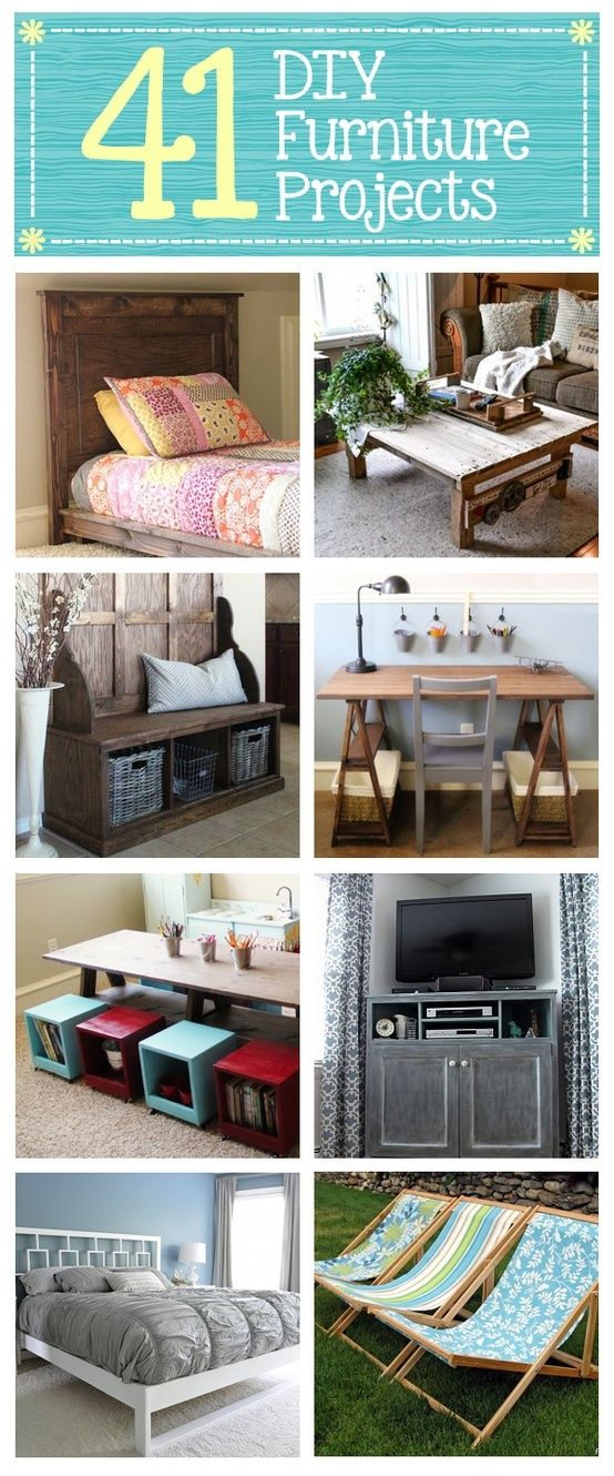 41 DIY Furniture Projects — Build your own furniture from scratch!