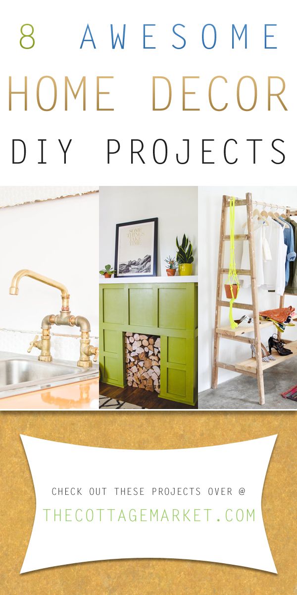 8 Awesome Home Decor DIY Projects - The Cottage Market