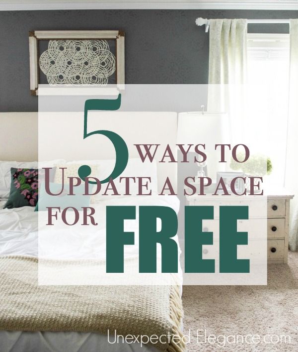 Do you have a room in your home that needs an update? Check out these TOP 5 WAYS...