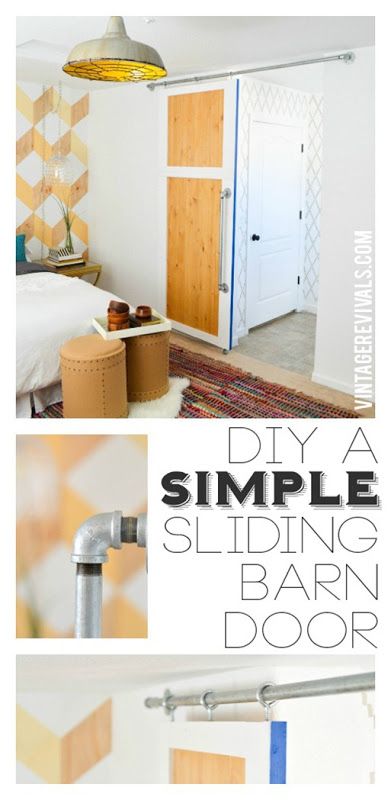 How To Build A Simple Sliding Barn Door (really, EVERYONE can do this!!!)
