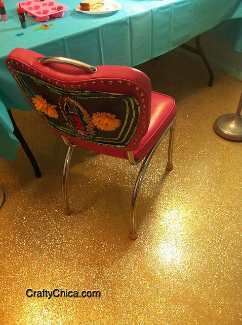 How To Glitter A Concrete Floor