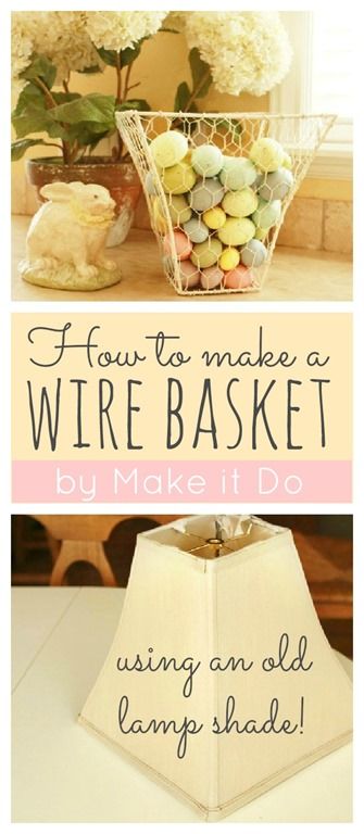 How to Make a Chicken Wire Basket by Make It Do
