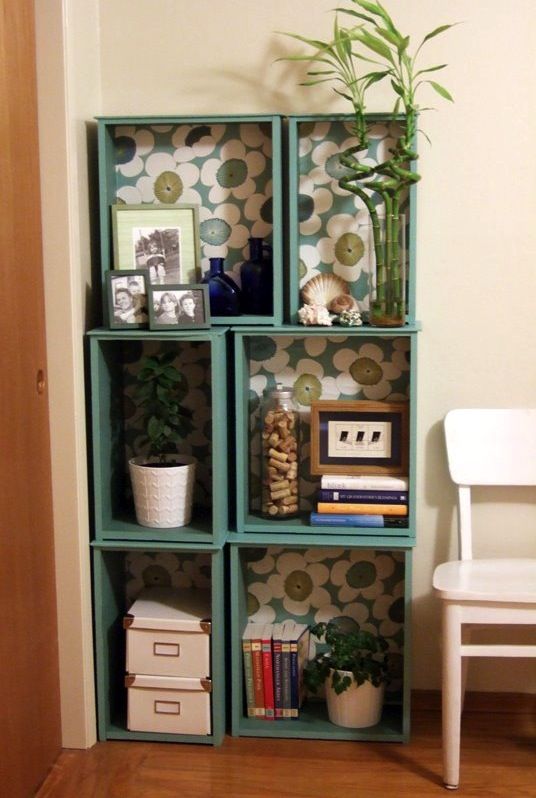 How to turn several drawers into a bookshelf!