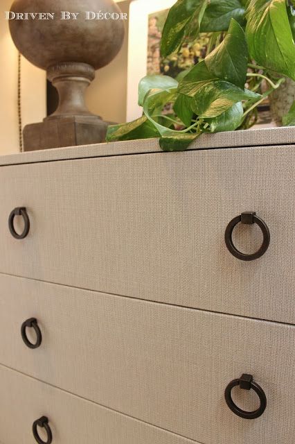 IKEA Hack: Fabric Covered TRYSIL Chest -  THIS LOOKS GREAT - IKEA hack by coveri...