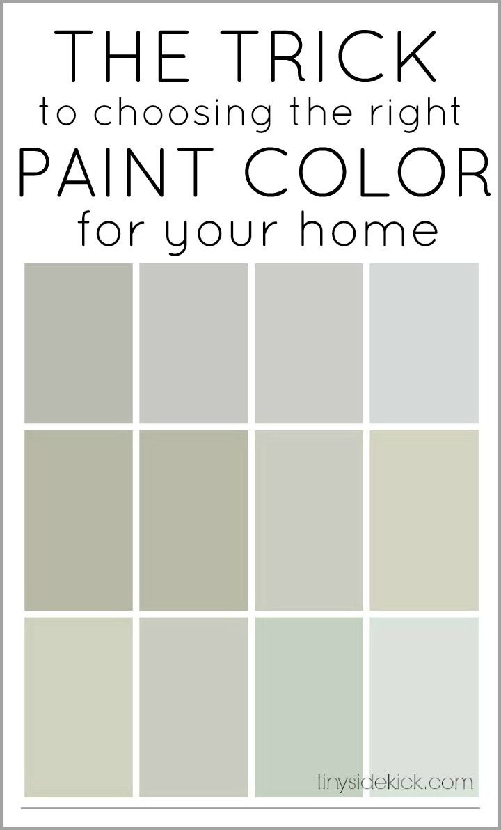 The trick to choosing the right paint color for your home. - Such a great explan...