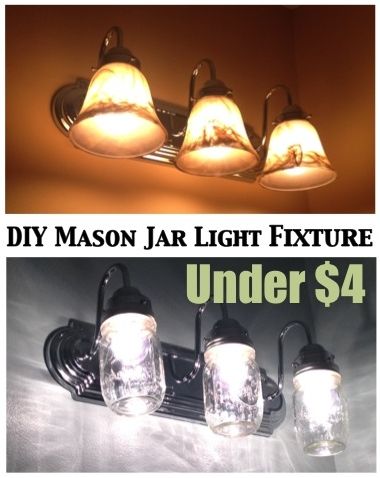 What an inexpensive update to light fixtures.  Note, Melissa @ Two It Yourself (...