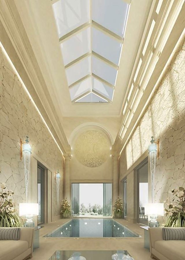 Luxury pool designed by Ions Design, Dubai.