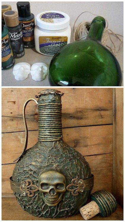 DIY Pirate Bottle Tutorial from Angelica. Incredibly detailed tutorial for how t...