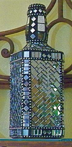 Mosaic bottle..beautiful
