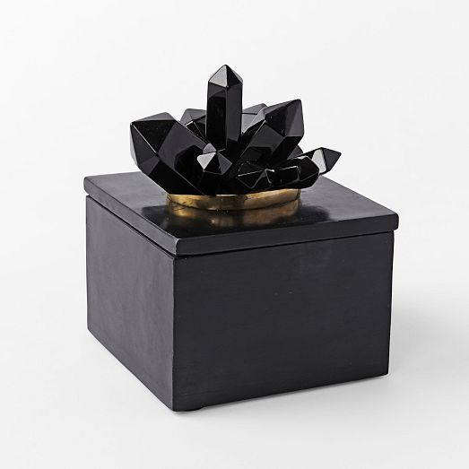 black crystal box