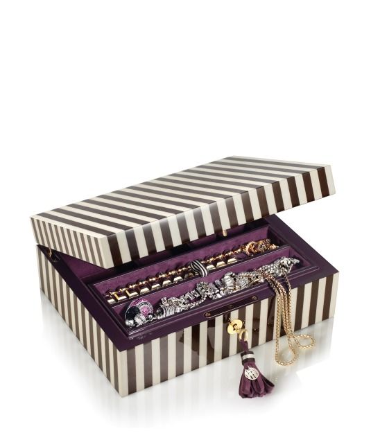 #LACQUER JEWELRY BOX House your jewels like royalty with the Henri Bendel Lacque...