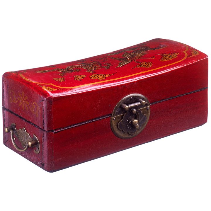 Pillow boxes like these were commonly used in China during the Qing dynasty to d...