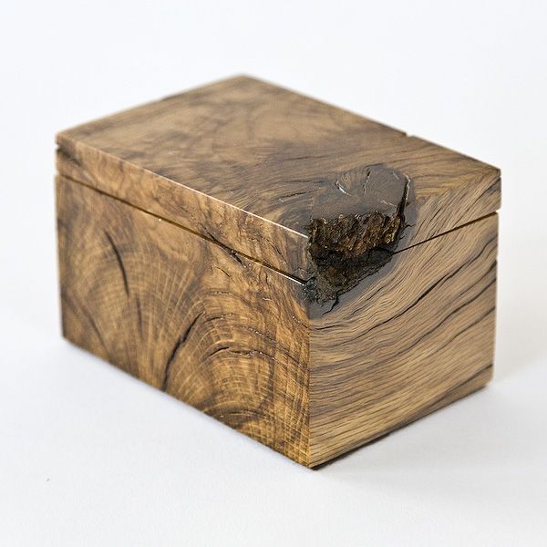 Wood Box, This one is almost the perfect square box, but still has all the flaws...