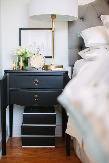 beautifully styled bedside table #styled #bedside #table