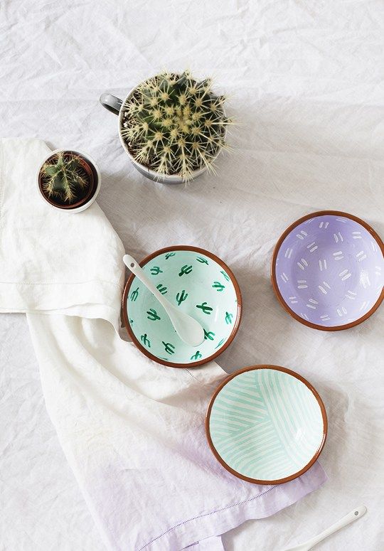 Fancy Fiesta: DIY Pattern Bowls | Sugar & Cloth