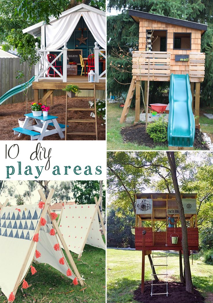 10 DIY playground ideas for the backyard this summer
