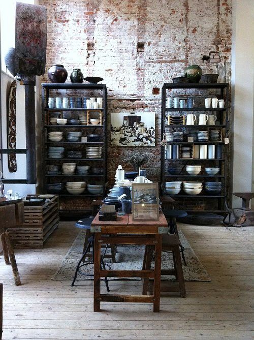 craigtommola:  thedesigncollector:  Industrial Living: Bohemian Loft Style  Dish...