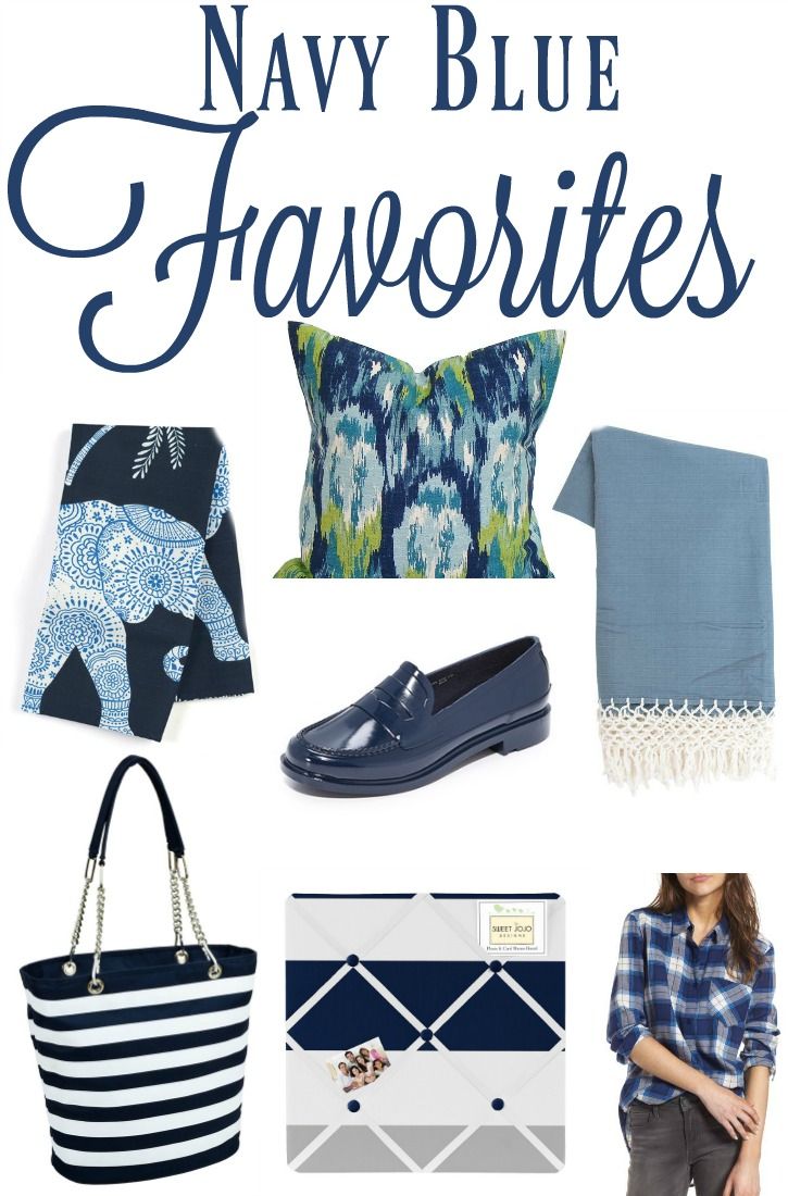 Navy blue is one of my favorite colors any time of year, but especially in the f...