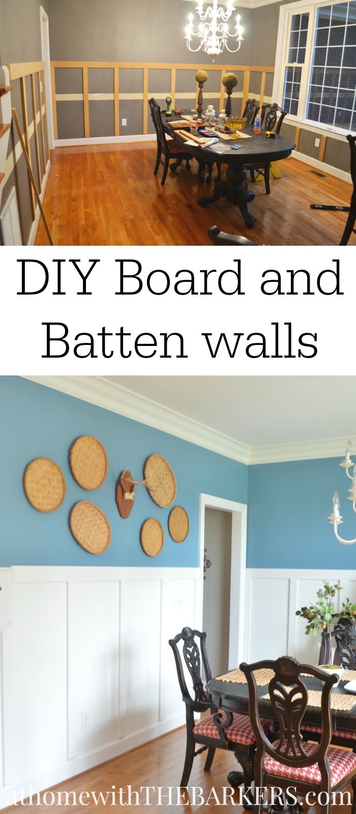 Room makeover with DIY Board and Batten wall Treatment