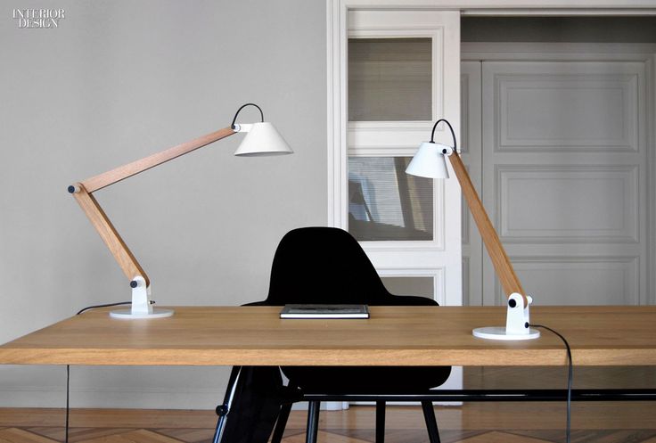 32 Furnishings and Accessories Bring Cheer to the Workplace | Mamet lamp in lacq...