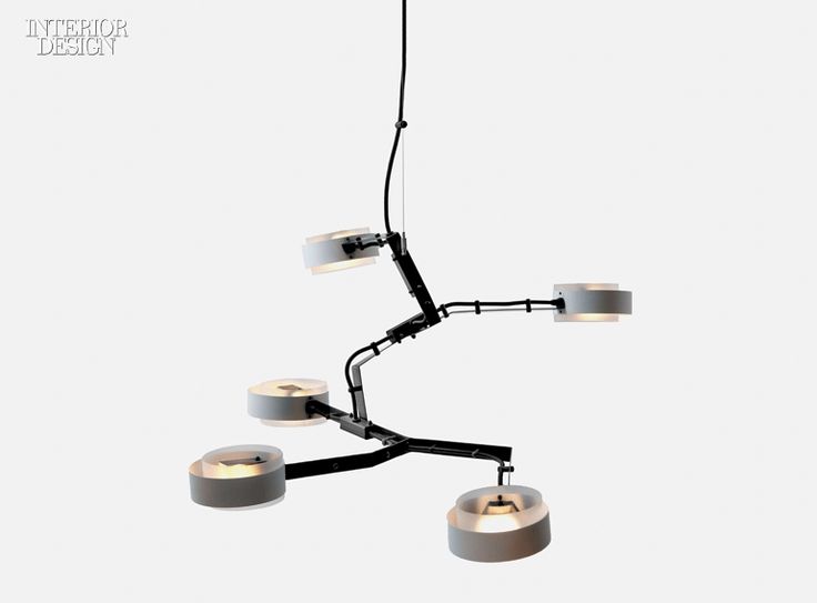Editors' Picks: 47 Versatile Light Fixtures | O-Votto chandelier in steel by Jos...