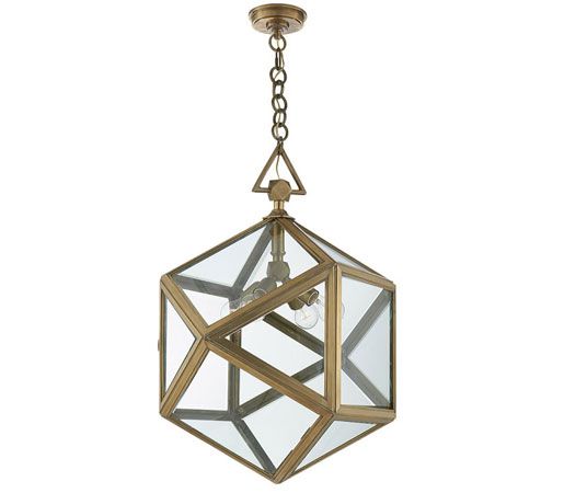 With its faceted form and hand-applied finishes, Williams-Sonoma Home's Geo Lant...