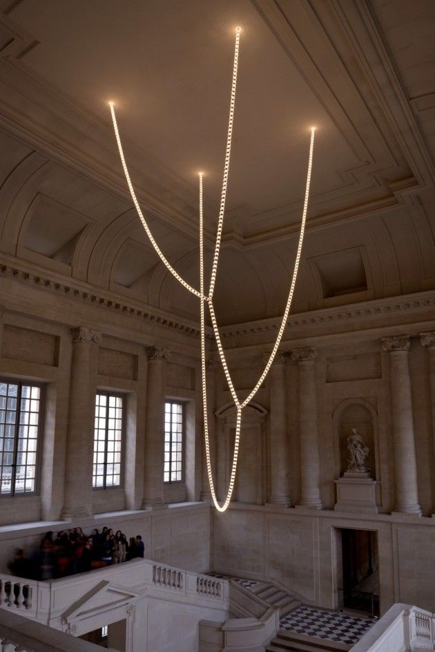 Ronan & Erwan Bouroullec have designed the Gabriel Chandelier, the first permane...
