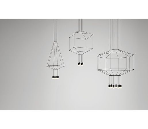 Wireflow Chandelier from VIBIA and designed by Arik Levy. A sculptural luminaire...