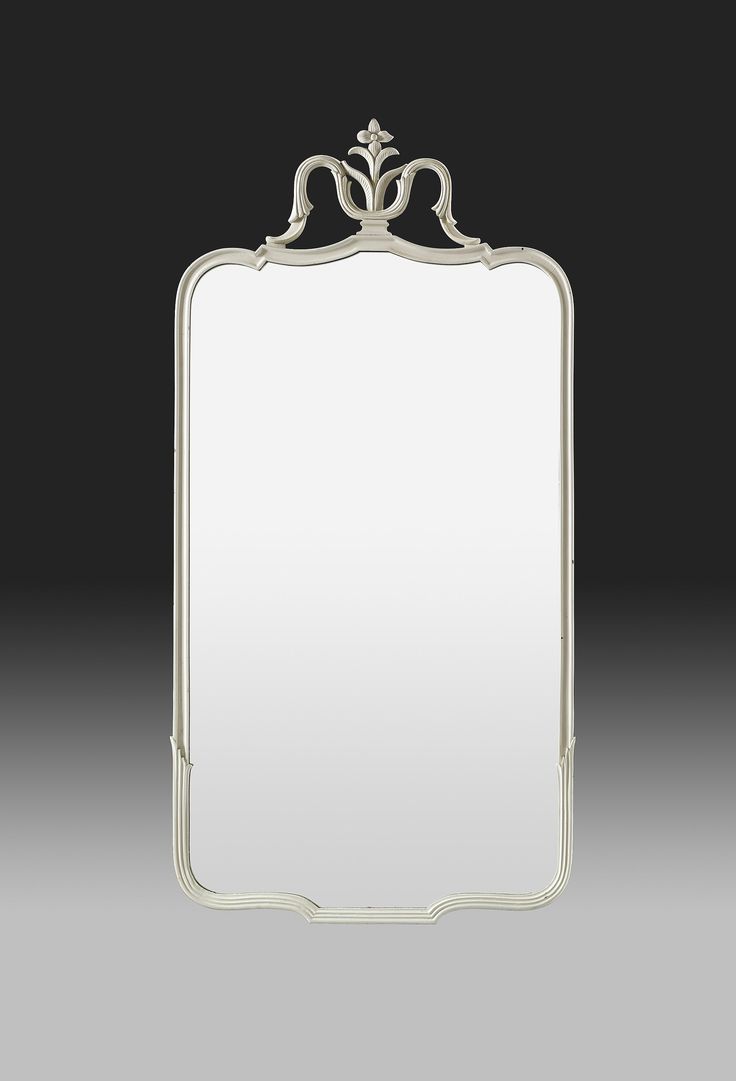 An Axel-Einar Hjorth grey lacquered mirror 'Du Barry' by NK 1928.