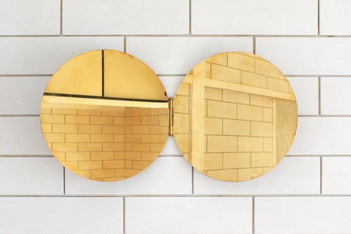 Architect and designer Morie Nishimura’s magical Hinged Brass Mirrors have an ...