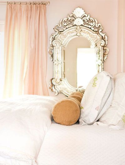 To fall into bed at night in this room....dreamy and glamorous! #bedroom #decor ...