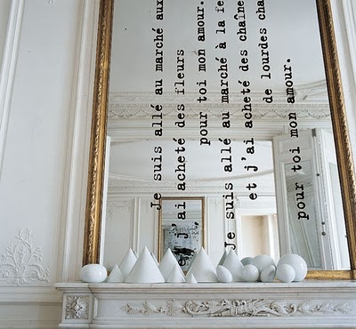 Old mirrors or old frames with new mirrors - both can be written on to create ve...