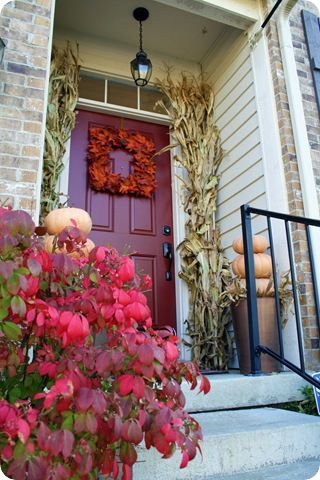How to paint your front door without removing it. Thrifty Decor Chick