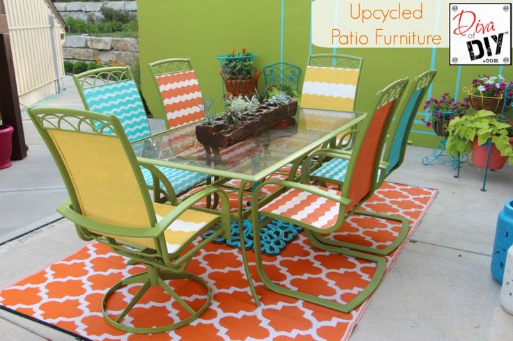 Upcycled Patio Furniture Final