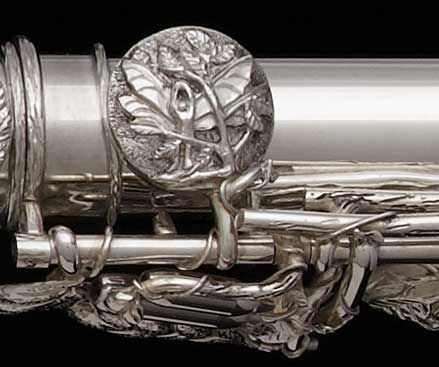 Dryad's Kiss flute detail by John Lunn