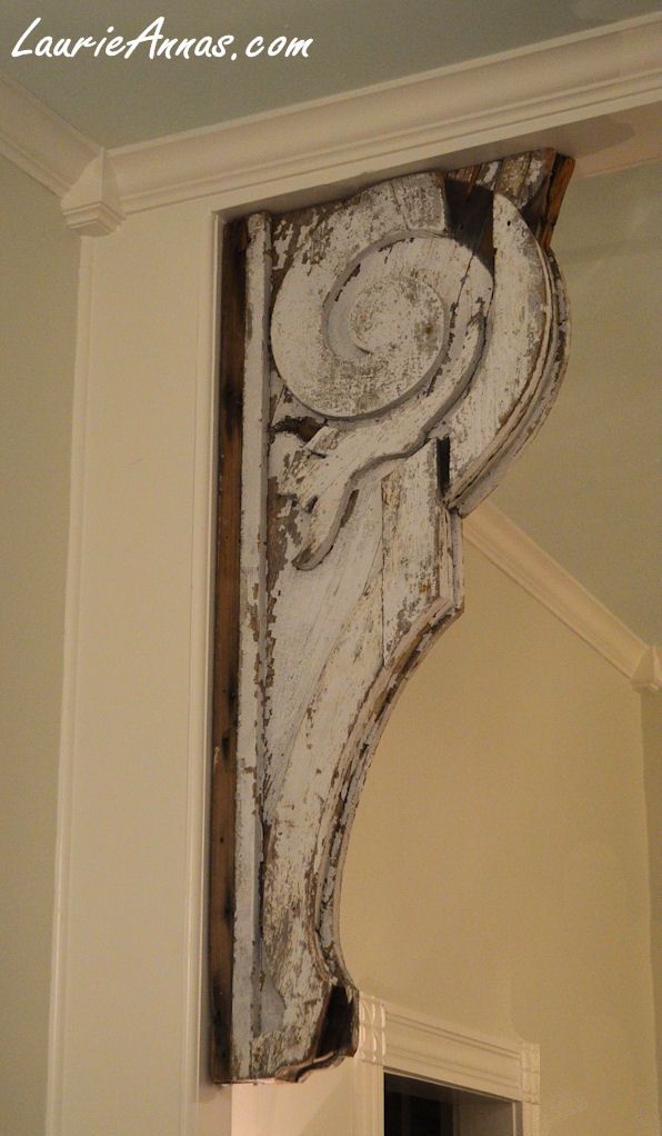 Wonderful huge architectural salvage corbel, perfect for our farmhouse.