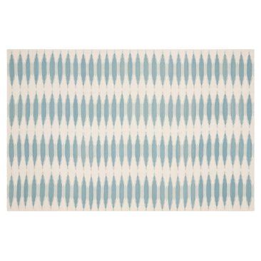 Check out this item at One Kings Lane! Edith Flat-Weave Rug, Sky