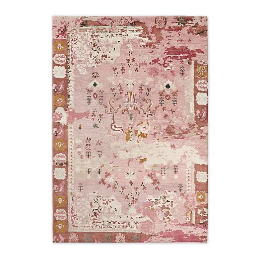 Persian-Style Rug - Pink