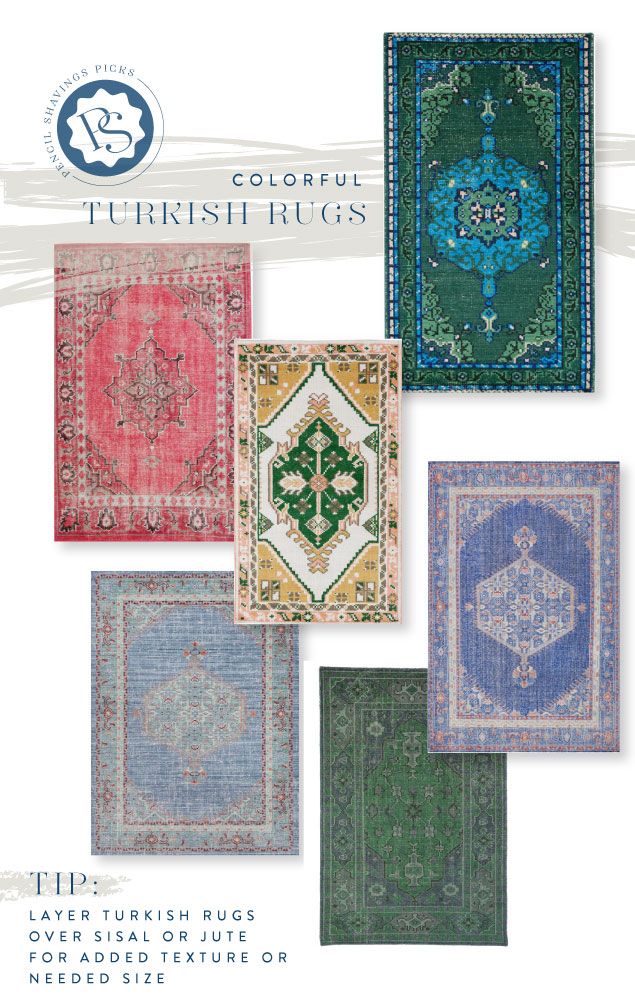 Colorful Kilims & Turkish Rugs: Trend alert