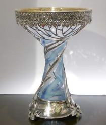 (Art Nevue) Russian Silver and Crystal Vase... ohhhhh if only!!!!!