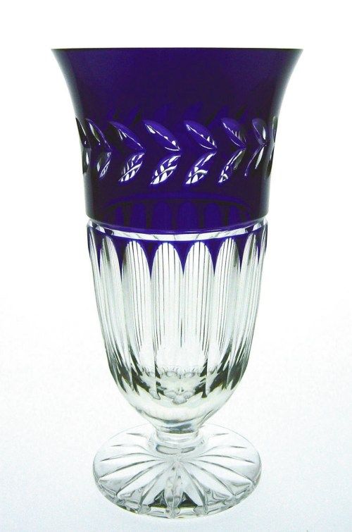 Crystal Vase from Hungary by Ajka Crystal.