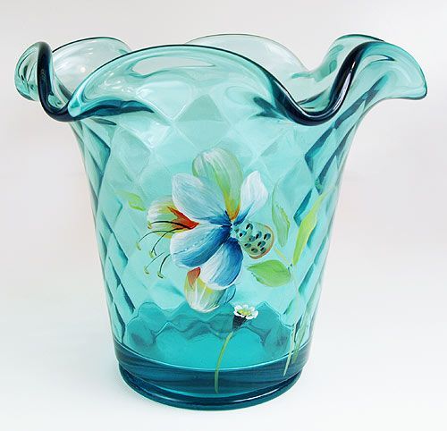 Fenton Flip Vase in Robin's Egg Blue