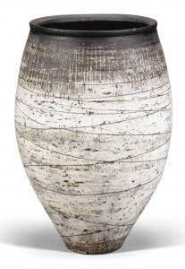 Hans Coper - An Early And Large Barrel-shaped Vase Form