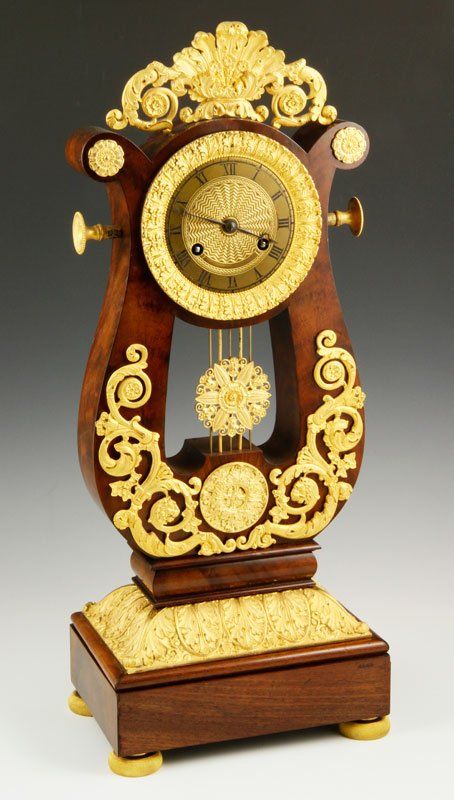 19th C. Empire Ormolu Clock