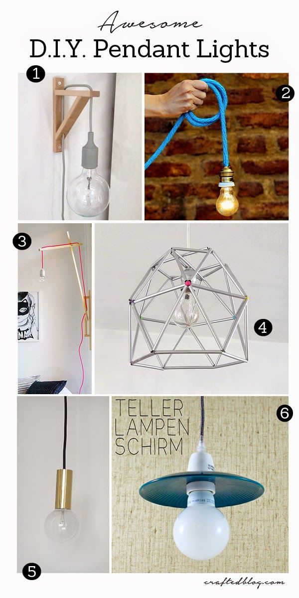 Crafted: 6 DIY pendant light ideas